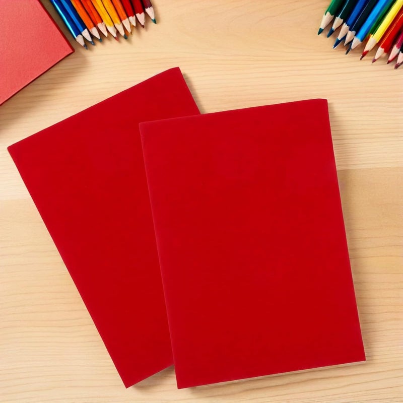 10pcs A4 Self Adhesive Velvet Felt Sheets Red for Jewelry Box Lining and Drawer Protection DIY Craft Fabric - Image 5