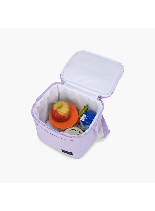 JANSPORT Lunch/Cooler Bag-Super Snack-1 Cmprt-9 Ltr- (214|Woven Polyester) Pastel Lilac \ 19X19X22.5 - Image 5