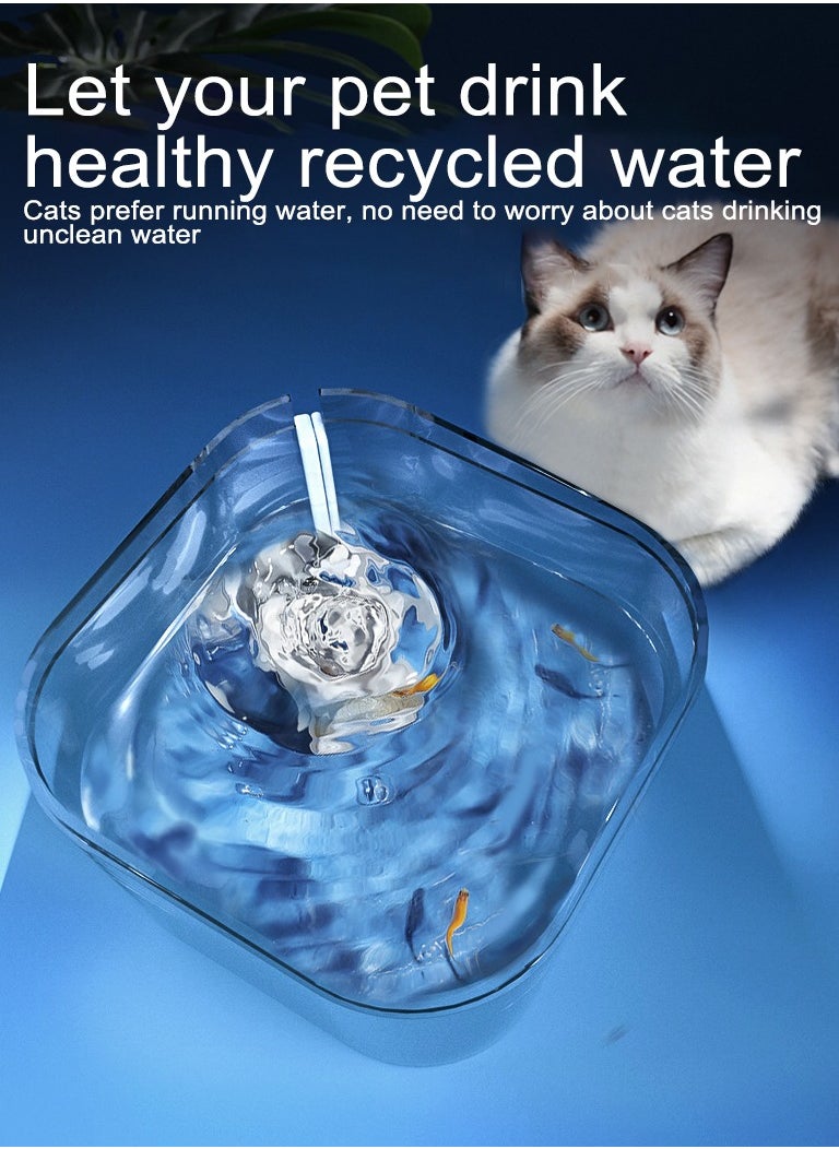 LAPET Water Dispenser for Cats 2.2L Automatic Pet Fountain Induction Cat Water Dispenser  - Image 3