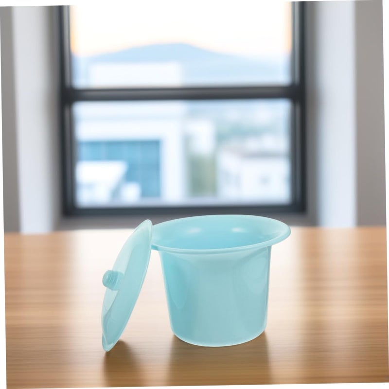 Blue Portable Night Urinal Pot with Lid for Kids Seniors and Pregnant Women Home Use - Image 5