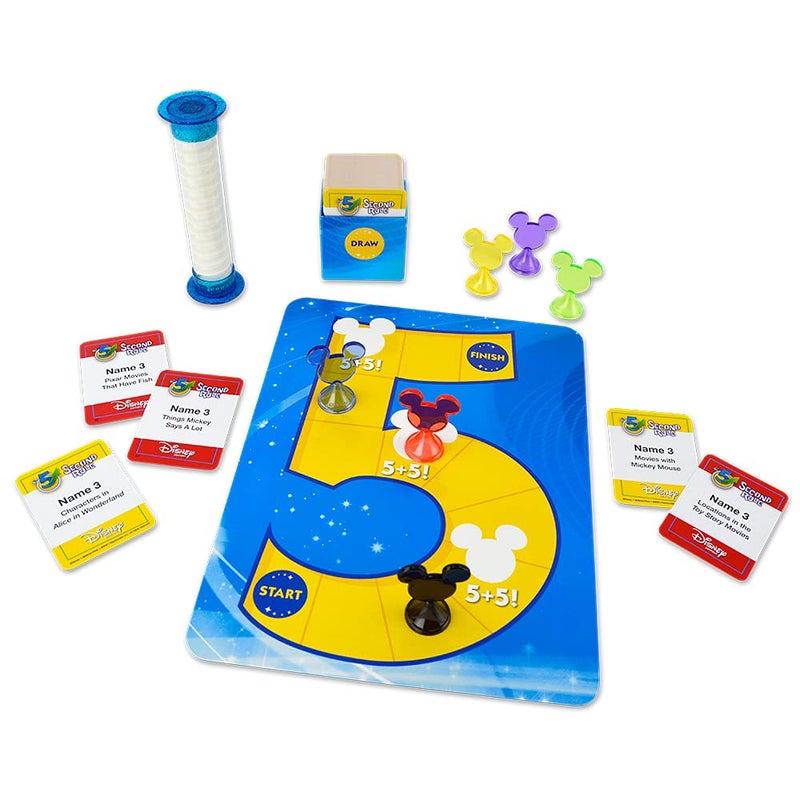 5 Second Rule Disney Edition â€” Fun Family Game About Your Favorite Disney Characters â€” Ages 6+ - Image 2