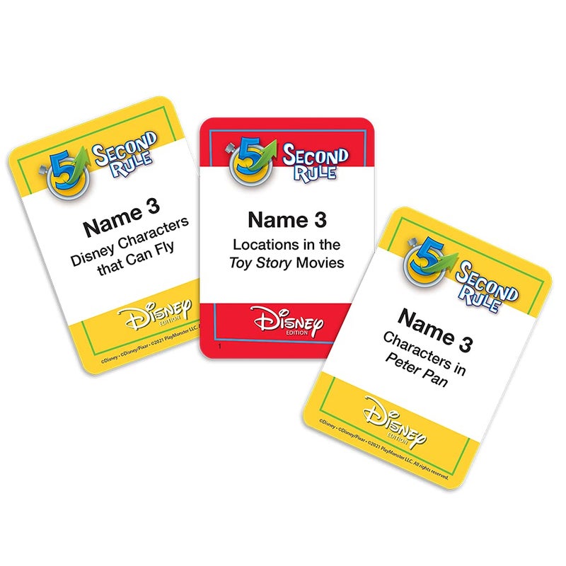 5 Second Rule Disney Edition â€” Fun Family Game About Your Favorite Disney Characters â€” Ages 6+ - Image 4