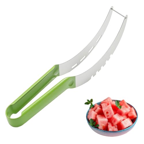 Supvox® Stainless Watermelon Cutter Slicer Tool - Fruit Cutter Slicer Watermelon Pineapple - Image 1