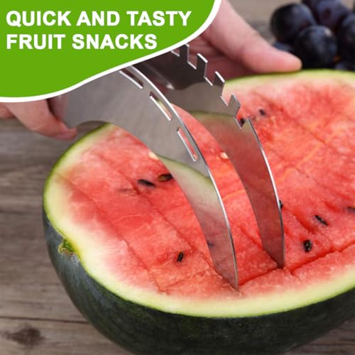 Supvox® Stainless Watermelon Cutter Slicer Tool - Fruit Cutter Slicer Watermelon Pineapple - Image 5
