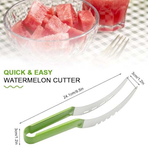 Supvox® Stainless Watermelon Cutter Slicer Tool - Fruit Cutter Slicer Watermelon Pineapple - Image 2