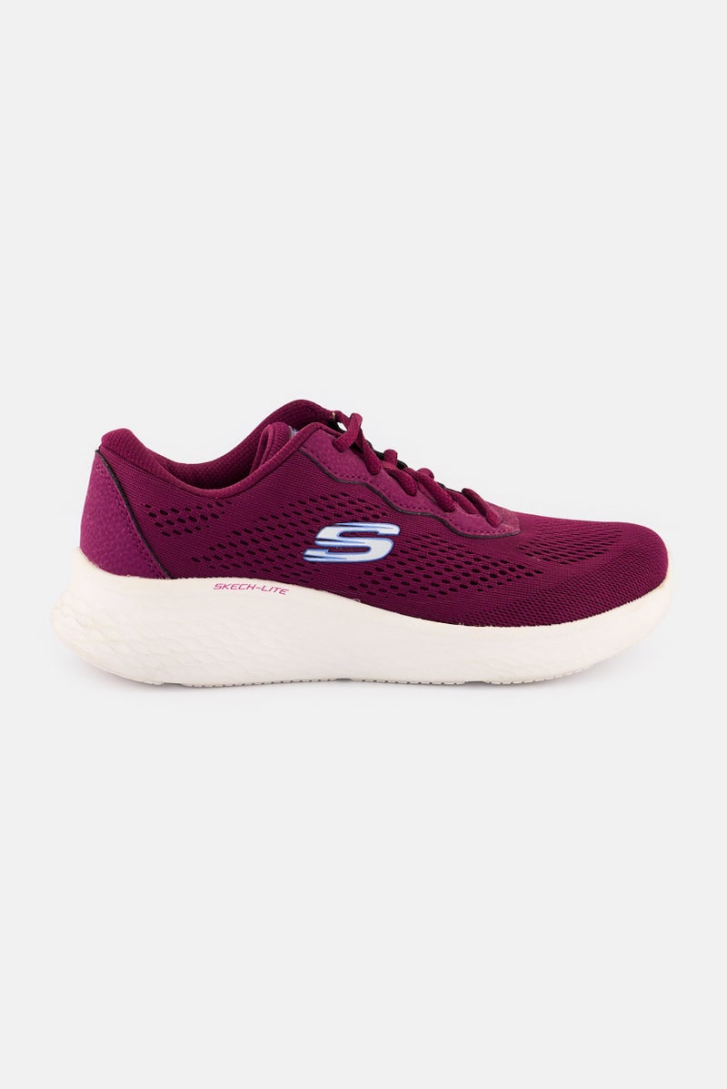 SKECHERS Women Skech Lite Pro Lace Up Training Shoes, Plum  - Image 4