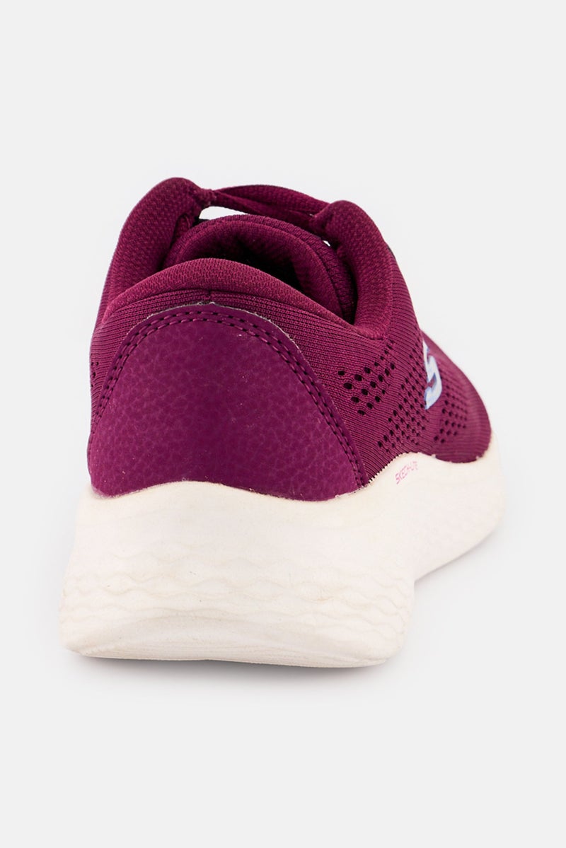 SKECHERS Women Skech Lite Pro Lace Up Training Shoes, Plum  - Image 3