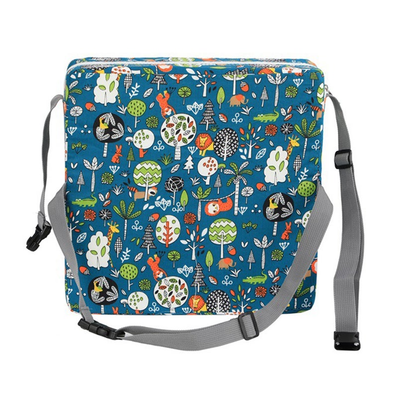 Toddler Booster Seat for Dining Table Dining Chair Heightening Cushion Highchair Booster for Baby Kids Washable Thick Chair Seat Pad with Safety Buckle Straps - Image 3