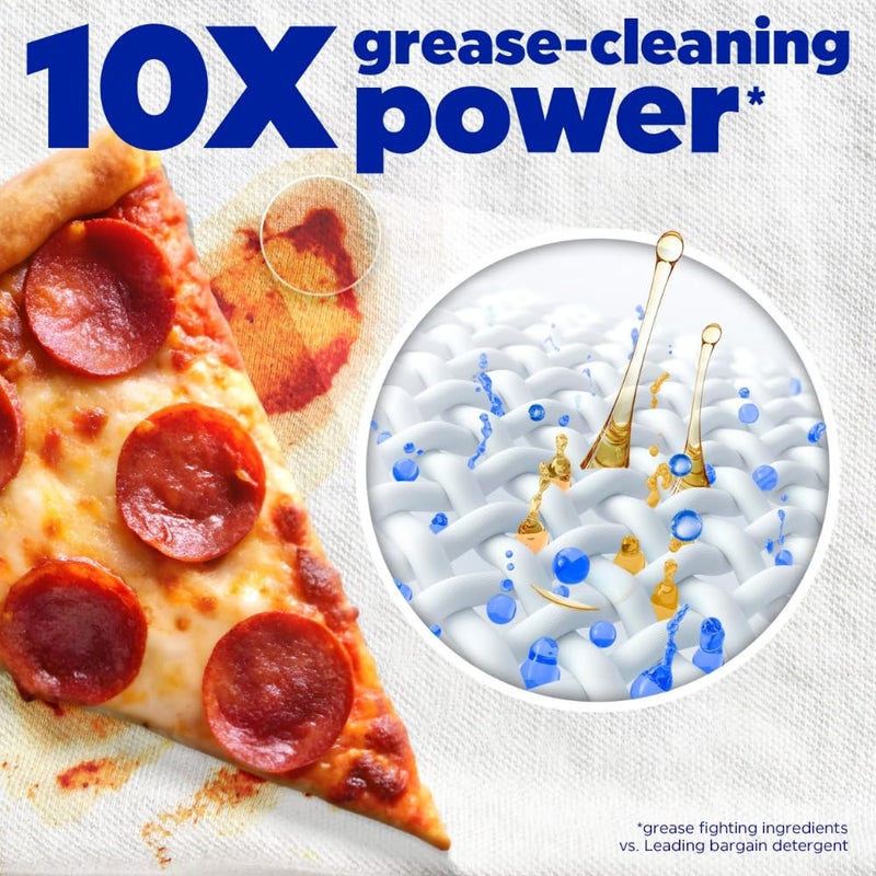 Tide Laundry Detergent Liquid, Original Scent, 64 Loads, 80 FL OZ, Works on 100% of Common Stains, Laundry Soap, Liquid Laundry Detergent - Image 4