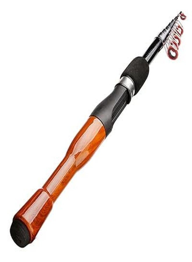 RedOak Mini Ultralight Carbon Telescopic Travel Fishing Rod - Spinning -1.8M - Image 1