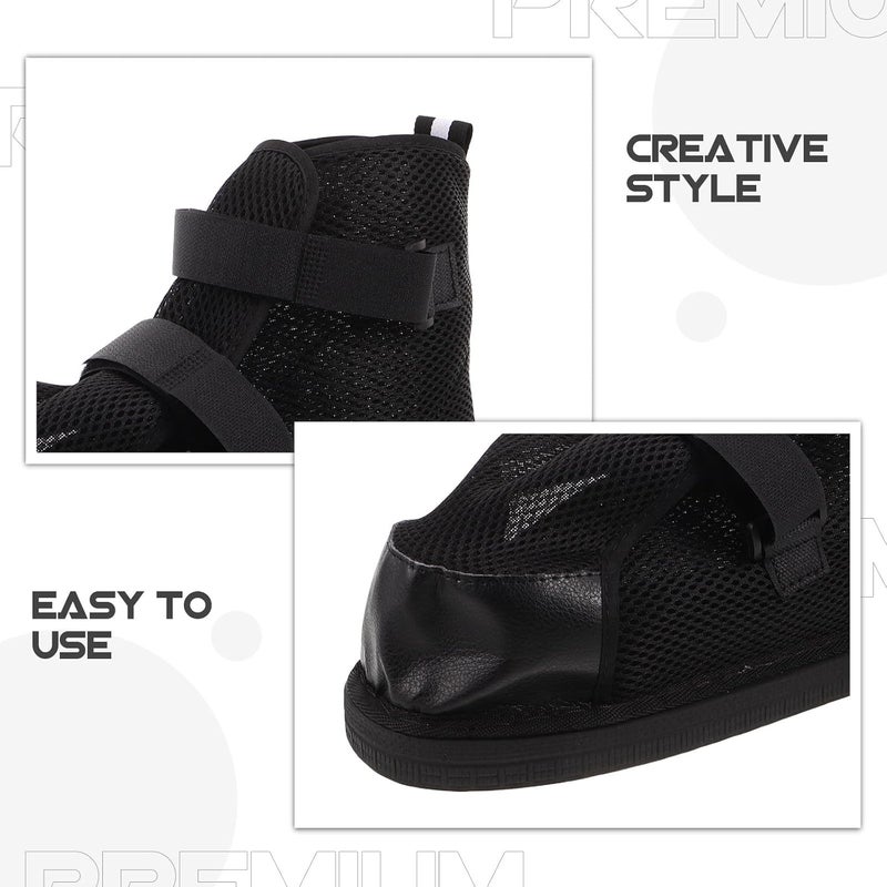Closed Toe Cast Shoe - Adjustable Cast Shoe for Men Women - Fracture Foot Support for Universal Left Right Walking Foot Injuries Summer (L) - Image 3