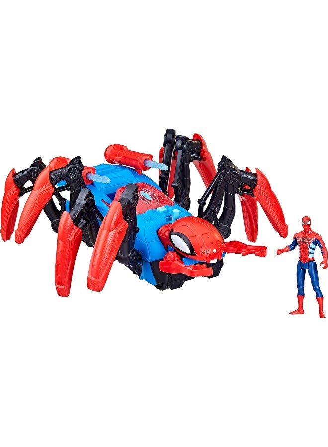 SPIDERMAN Spider-Man Marvel Spider-Man Crawl 'N Blast Spider, Car Playset with Spider-Man Action Figure, 2-In-1 Blast Feature, Toy Cars for Kids Ages 4 and Up - Image 2