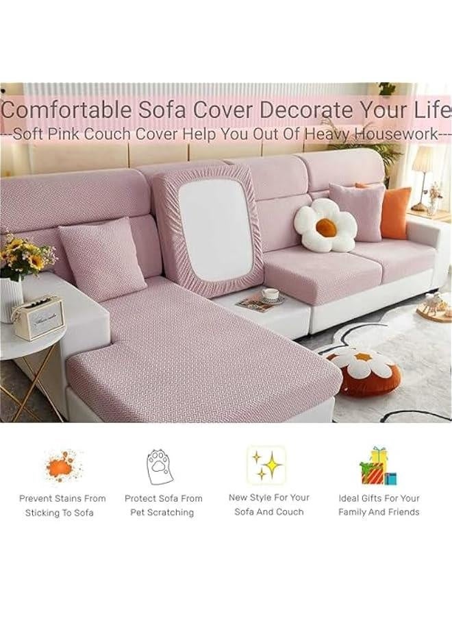 Soothing Home Sofa Covers,Soothinghome Sofa Covers,Magic Sofa Hero Couch Covers,Wear-Resistant Universal Washable L Shape Stretch Couch Cushion Covers (Gray Blue, Single Seat Cover) - Image 5