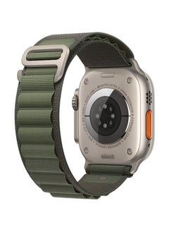 Alpine Loop Compatible with Apple Watch Ultra Band,Metal connector Rugged Woven Nylon Men G-Hook Strap for iWatch Series Ultra SE 49mm 45mm 44mm