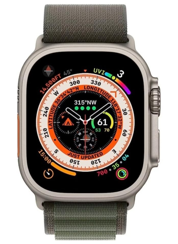 ELTRAZONE - Alpine Loop Compatible with Apple Watch Ultra Band,Metal connector Rugged Woven Nylon Men G-Hook Strap for iWatch Series Ultra SE 49mm 45mm 44mm - Image 1