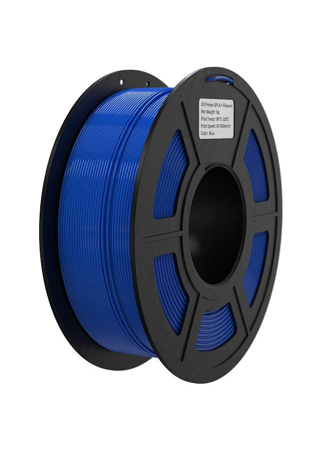 Bisofice 3D Printer Filament FLASH PLA 1.75mm 1KG(2.2lb) High Speed 3D Printing Material Stable Extrusion Spool Accuracy +/-0.02mm - Blue  - Image 1