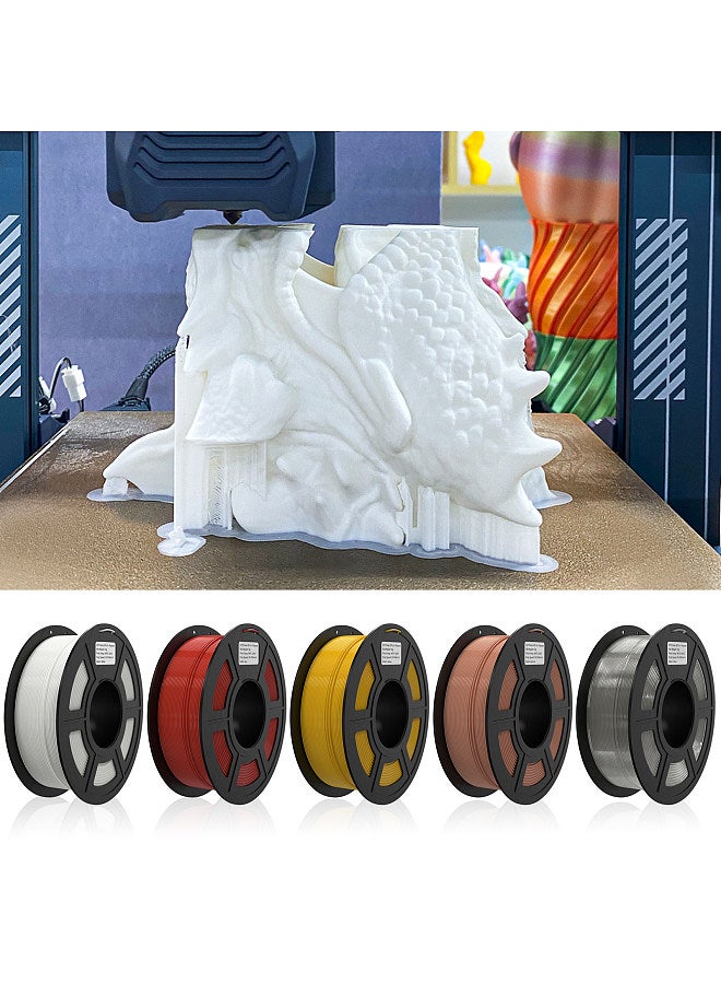 Bisofice 3D Printer Filament FLASH PLA 1.75mm 1KG(2.2lb) High Speed 3D Printing Material Stable Extrusion Spool Accuracy +/-0.02mm - Blue  - Image 4