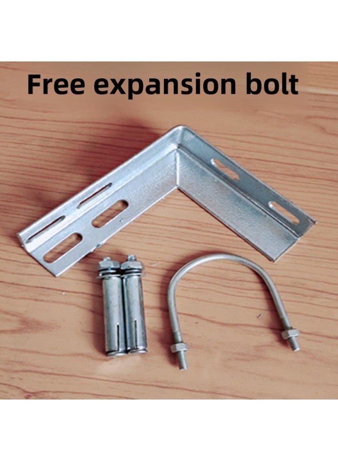 Direct Supply Galvanized Angle Iron Bracket Pipe Triangle Bracket Fixed Support Frame Spraying Bracket Angle Steel Shelf-Specifications And Models:40 Angle Iron 100*150  - Image 1