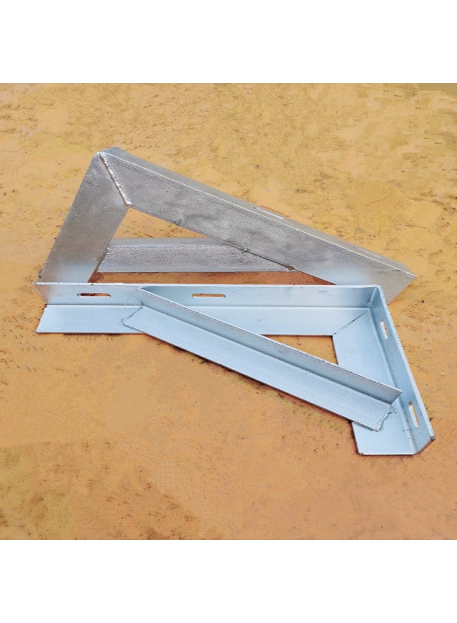 Direct Supply Galvanized Angle Iron Bracket Pipe Triangle Bracket Fixed Support Frame Spraying Bracket Angle Steel Shelf-Specifications And Models:40 Angle Iron 100*150  - Image 5