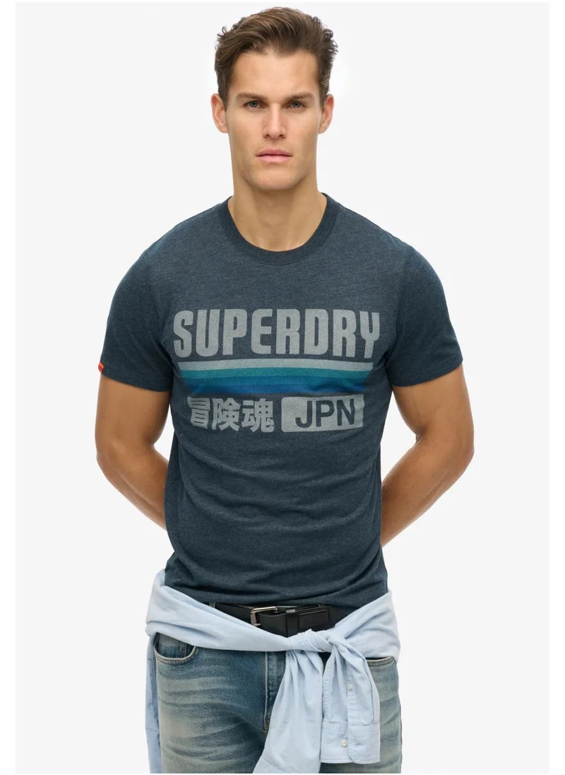 Superdry Japan Stripe Relaxed Tee