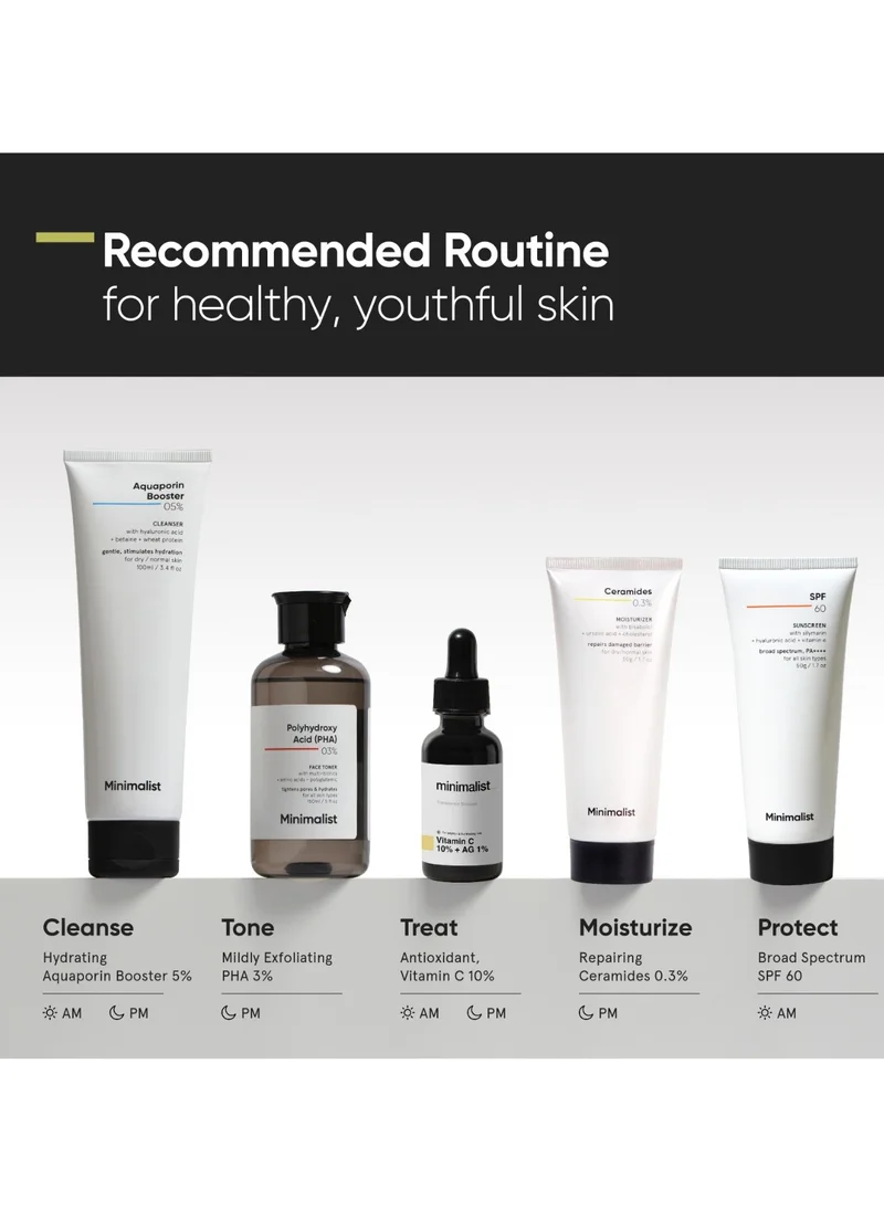 Minimalist Skincare Ceramides Bisabolol Dry Face Cream