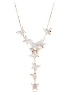 SWAROVSKL Women's Necklace Lilia Y Series Elegant and Charming Fashionable Butterfly Y-shaped Necklace