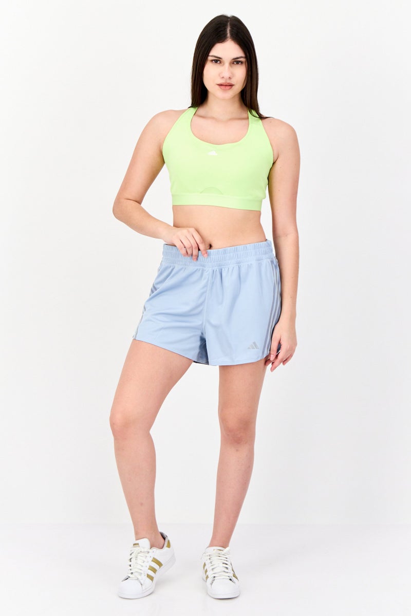 Adidas Women Sportswear Fit 3 Inseam Outdoor Shorts, Light Blue - Image 4