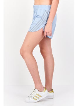 Adidas Women Sportswear Fit 3 Inseam Outdoor Shorts, Light Blue  - Image 2