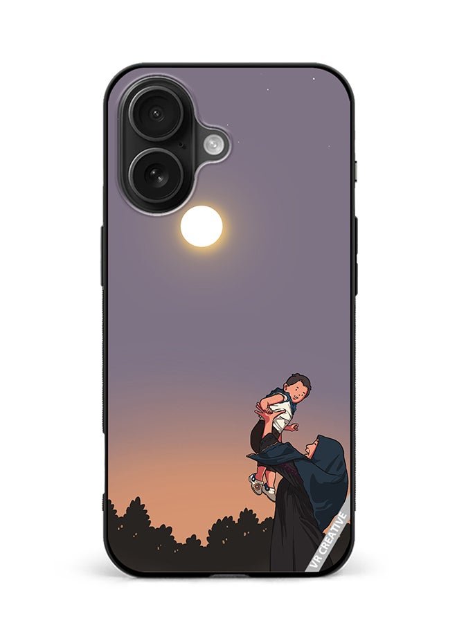 Protective Case Cover For Apple iPhone 16 Plus Last Child Design Multicolour