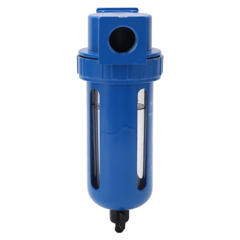 NANPU 1/2in NPT Compressed Air Filter Manual Drain: 5 Micron Brass Filter Core Efficient Filtration Water Separator for Air Compressor - Rust Proof Zinc Alloy High Pressure Resistant Piston Type Regulating - Image 5