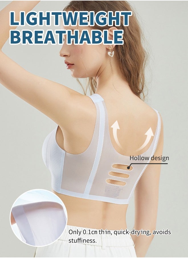 Generic - Seamless Lingerie with 3D Cup Design, Cool and Breathable Anti-Sagging Bra, High Elasticity and No Rim, 7A Grade Antibacterial Underwear, Perfect for Daily Comfort and Support - Image 1
