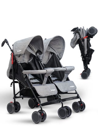BAYBEE in Twin Baby Stroller For Newborn Babies, Double Seat