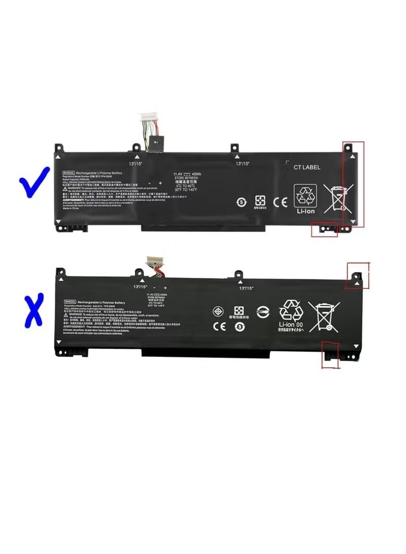 QUNAIN - RH03XL M02027-005 Laptop Battery for HP ProBook 430/440/445/450/630/640/650 G8 Series | 11.4V 45Wh - Image 3