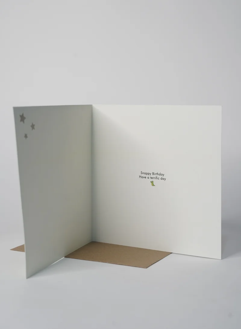 Share the Love Happy Birthday Crocodile Greeting Card - Kids UV Card