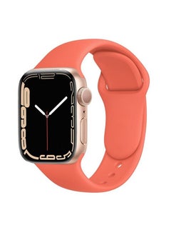Apple Watch Band 41mm Soft Silicone Sport Band Replacement Wrist Strap Compatible for iWatch Apple Watch Series 7 Nike+,Sport,Edition