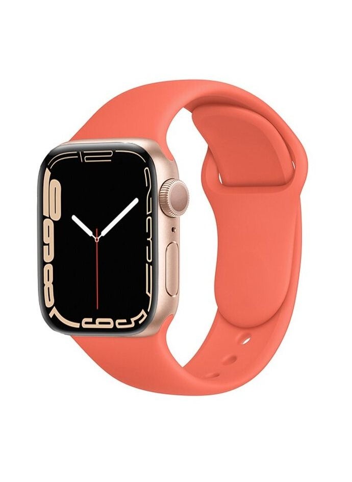 Generic - Apple Watch Band 41mm Soft Silicone Sport Band Replacement Wrist Strap Compatible for iWatch Apple Watch Series 7 Nike+,Sport,Edition - Image 1