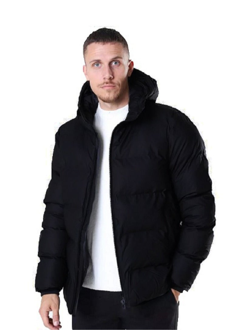 general Bomber Jacket with Removable Hood For Unisex - Image 1