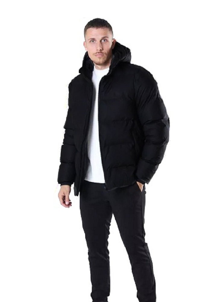 general Bomber Jacket with Removable Hood For Unisex - Image 3