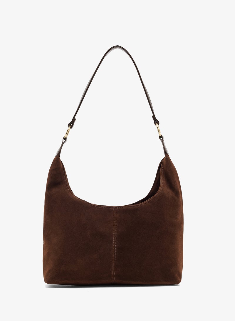 GLAMOROUS Casual Suede Shoulder Bag - Image 1