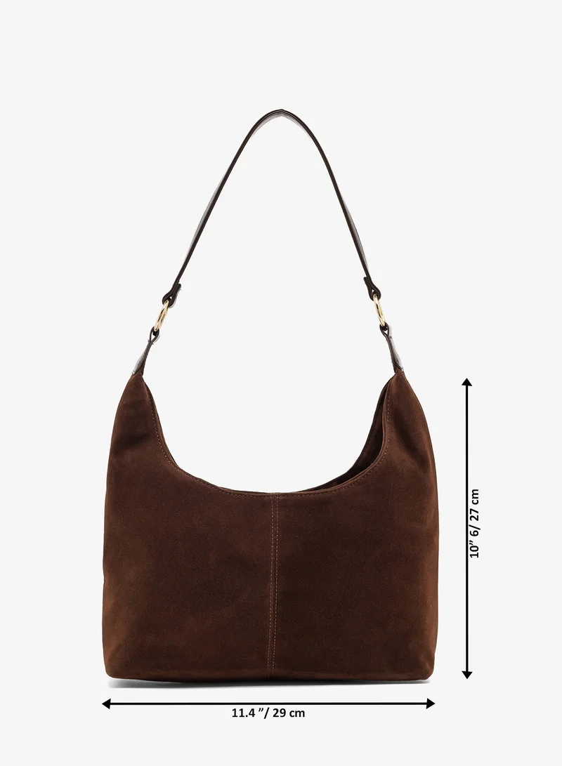GLAMOROUS Casual Suede Shoulder Bag
