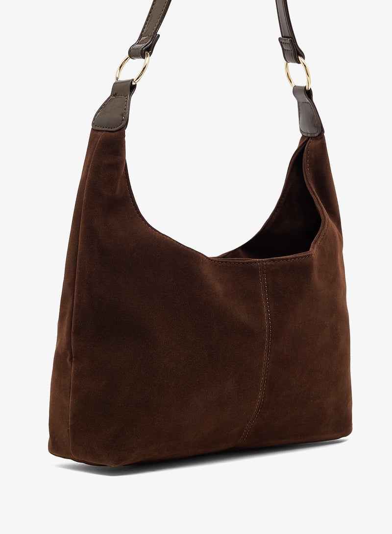 GLAMOROUS Casual Suede Shoulder Bag - Image 4