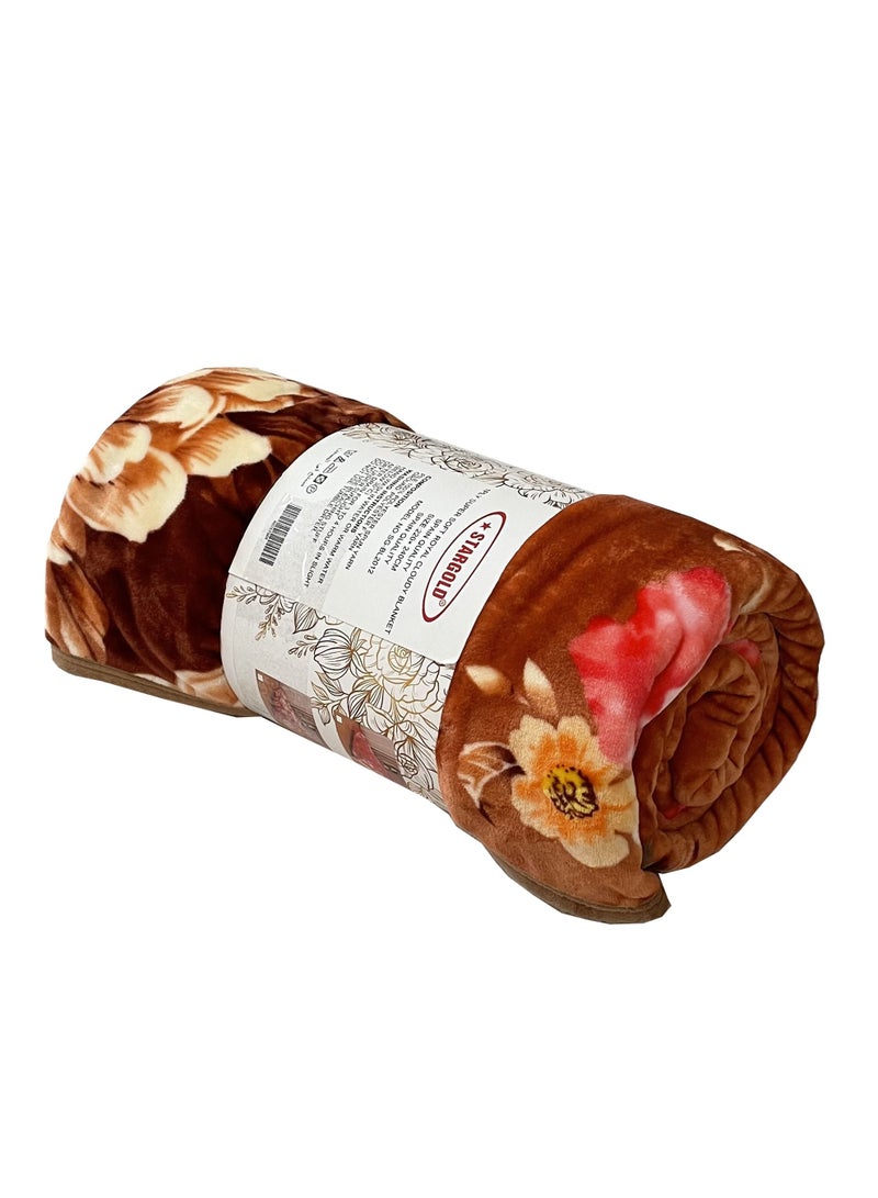 Double Ply Premium Korea Quality Blanket Made by 100% Polyester SPUN YARN Obtained from Virgin Polyester Which is Suitable for winter and Rainy Season