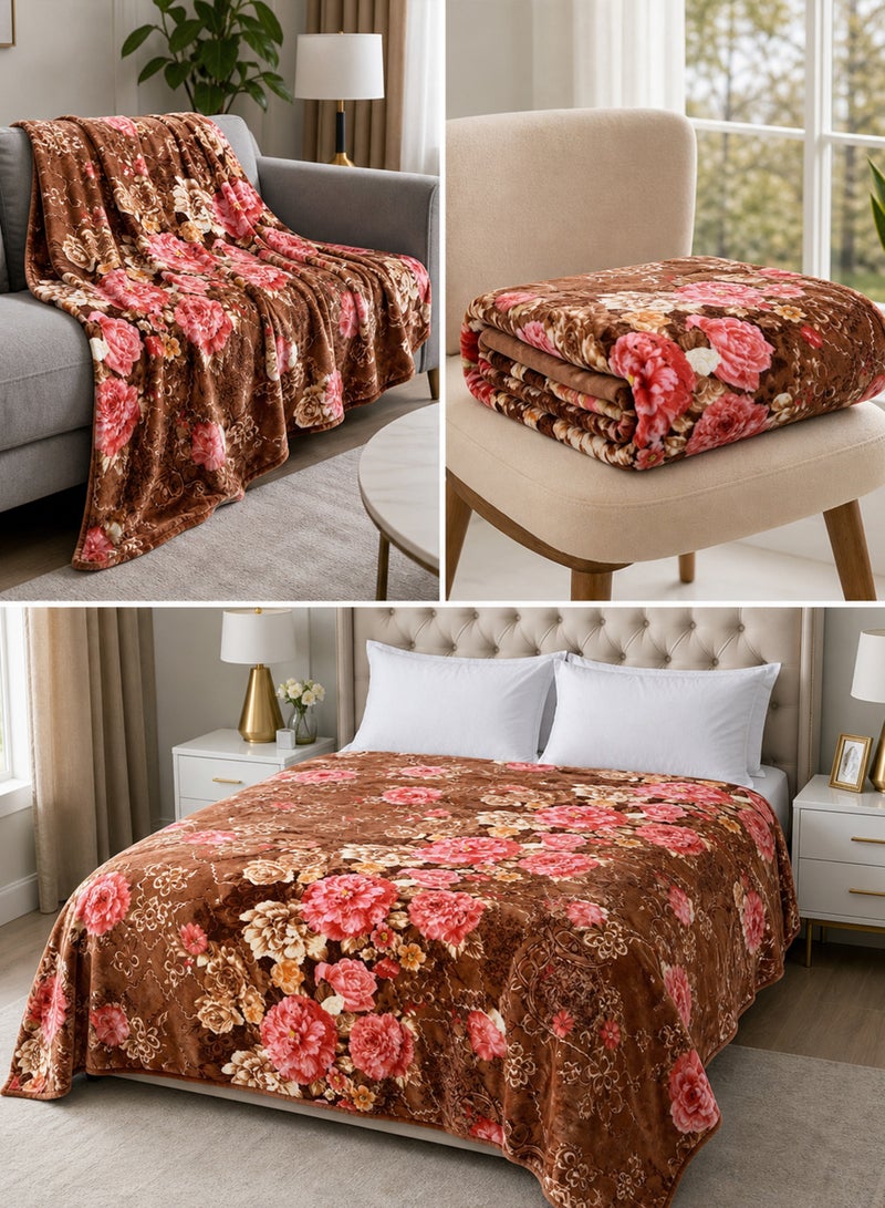 Stargold Double Ply Premium Korea Quality Blanket Made by 100% Polyester SPUN YARN Obtained from Virgin Polyester Which is Suitable for winter and Rainy Season - Image 3