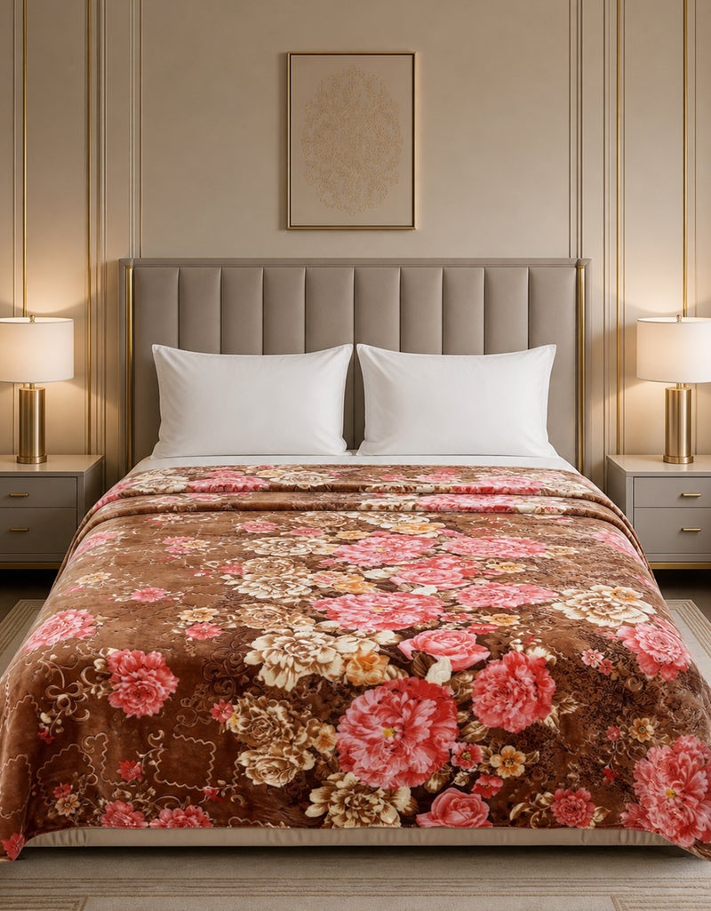 Stargold Double Ply Premium Korea Quality Blanket Made by 100% Polyester SPUN YARN Obtained from Virgin Polyester Which is Suitable for winter and Rainy Season - Image 1