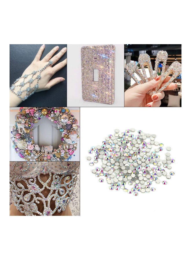 NIBEMINENT Dual-Ended Crystals Strass Charms Nail Art Rhinestone Decoration Set Multicolour - Image 3