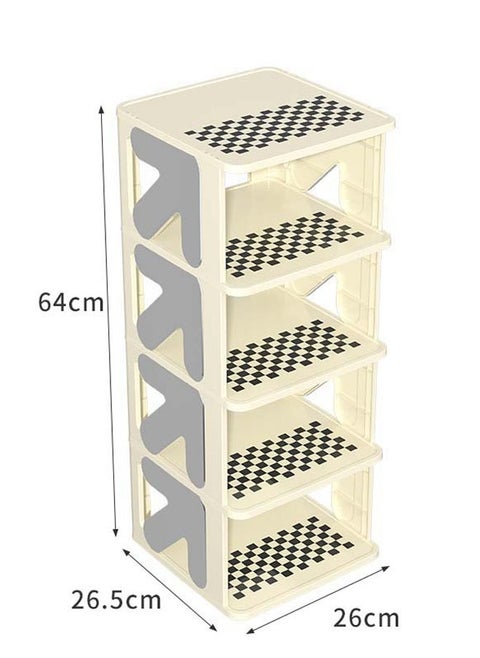 Multifunctional 5 Tier Shoe Storage Rack