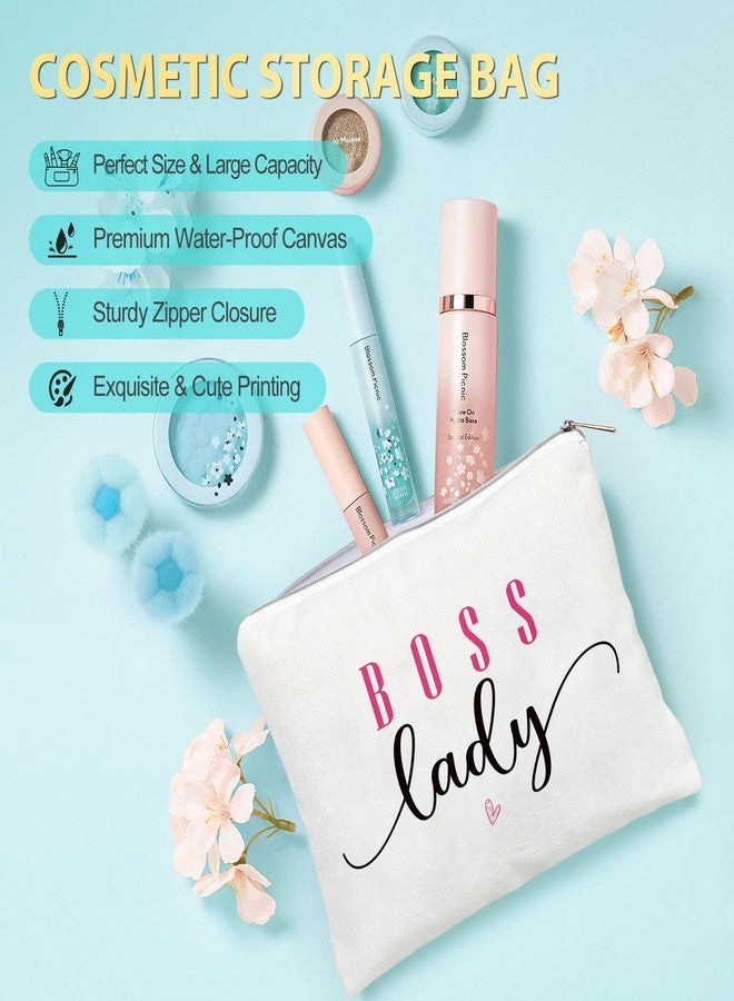 Suhctuptx Boss Lady Gifts for Women, Best Boss Gifts for Women with Canvas Tote Bag, Funny Boss Christmas Gifts for Women, Cool Gifts for Bosses Female, Office Appreciation Gifts for Birthday Boss Day - Image 4