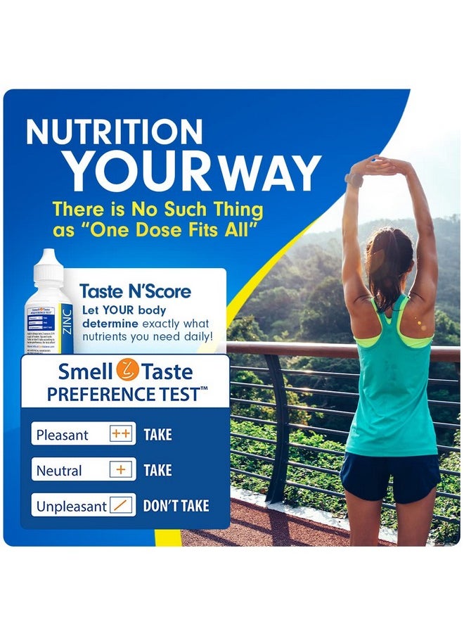 SENSEable Supplements Taste Nscore Zinc Liquid Ionic Mineral Supplement 100% Pure 18 Mg 118 Servings  - Image 4