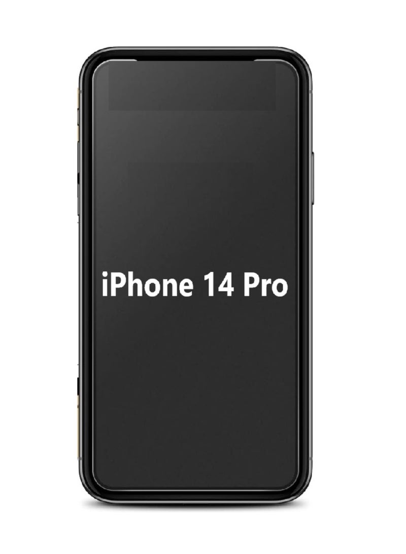 DUSALA Matte Ceramic Screen Protector for iPhone 14 Pro, 1 Pack, Matte, Anti-Spy, Full Adhesive, Flexible, [Not Glass], Full Adhesive Anti-Spy Flexible Case (iPhone 14 Pro) - Image 1