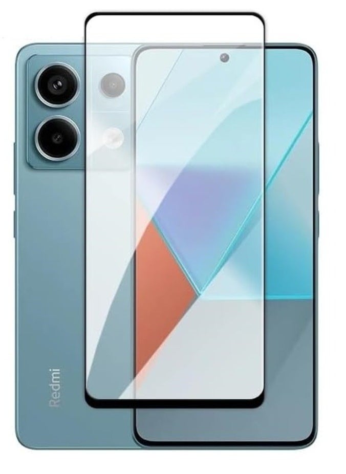 Screen Protector for Xiaomi Redmi Note 13 Pro Tempered Glass Screen Protector Full Screen Coverage Glass 9H Hardness Anti-Fingerprint Scratch Resistant HD Clear for Redmi Note 13 Pro  - Image 1